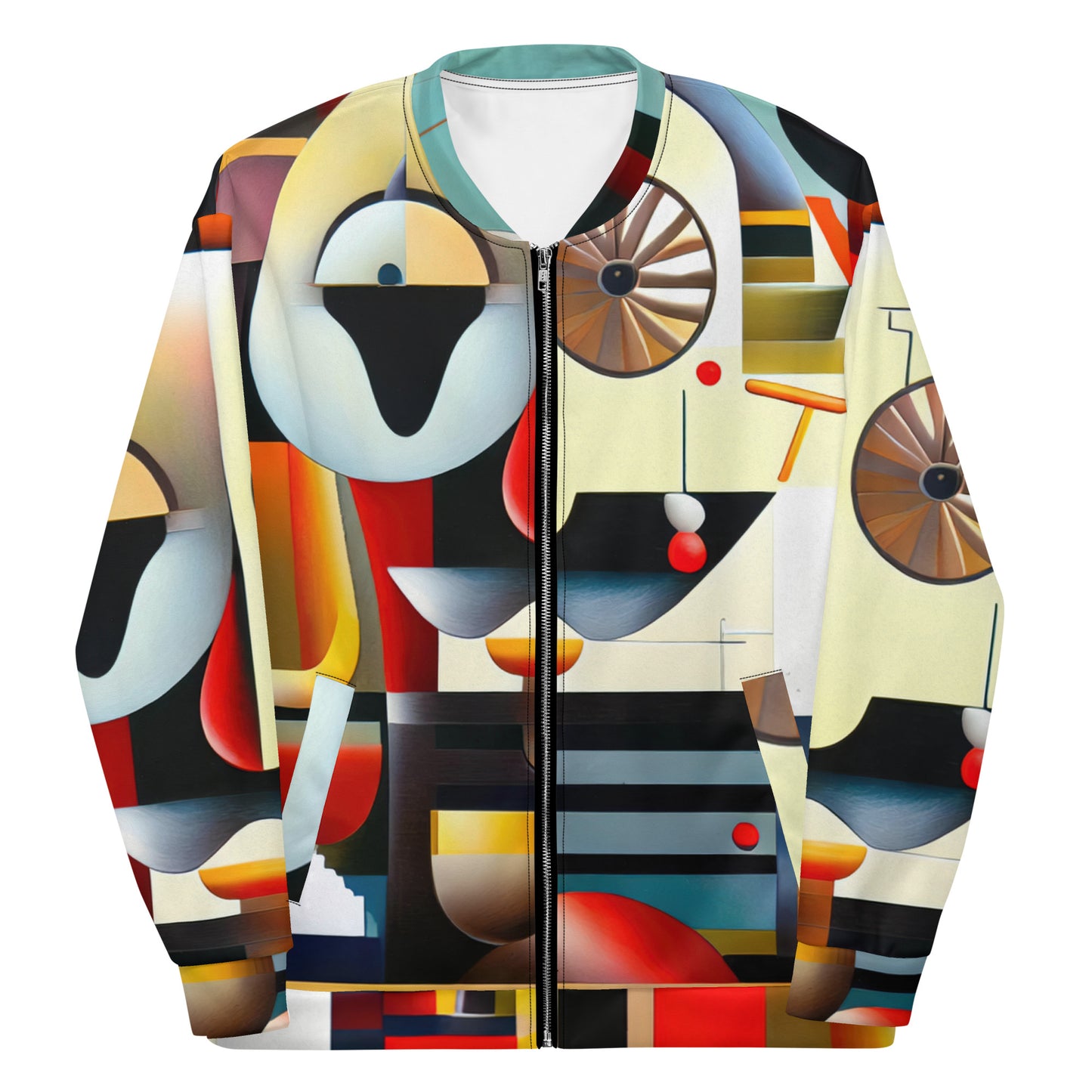 DMV 0022 Retro Art Unisex Bomber Jacket