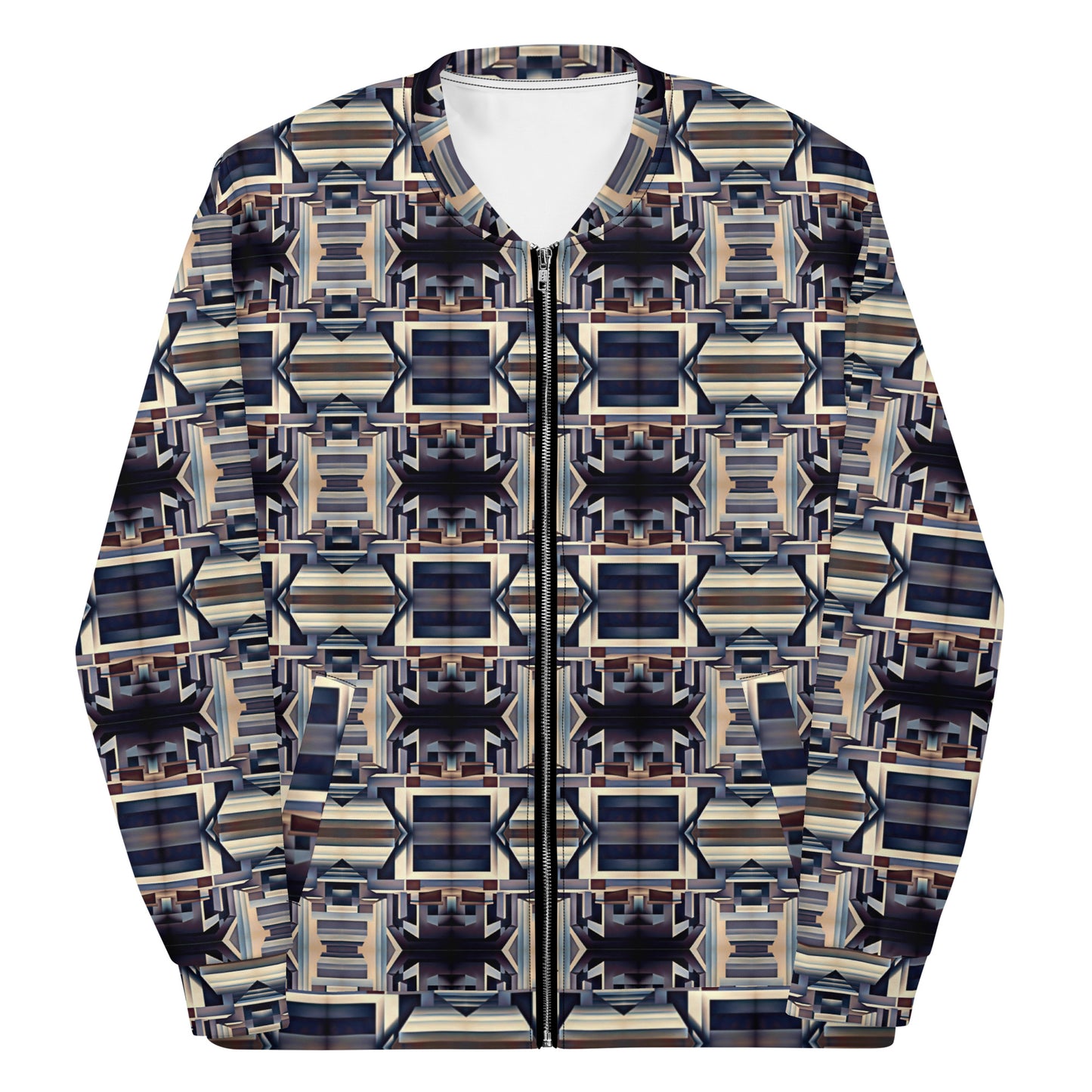 DMV 0058 Conceptual Artsy Unisex Bomber Jacket