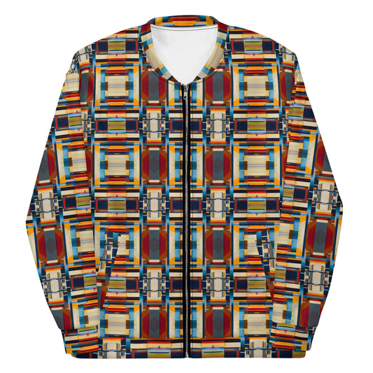 DMV 0244 Geo Boho Unisex Bomber Jacket