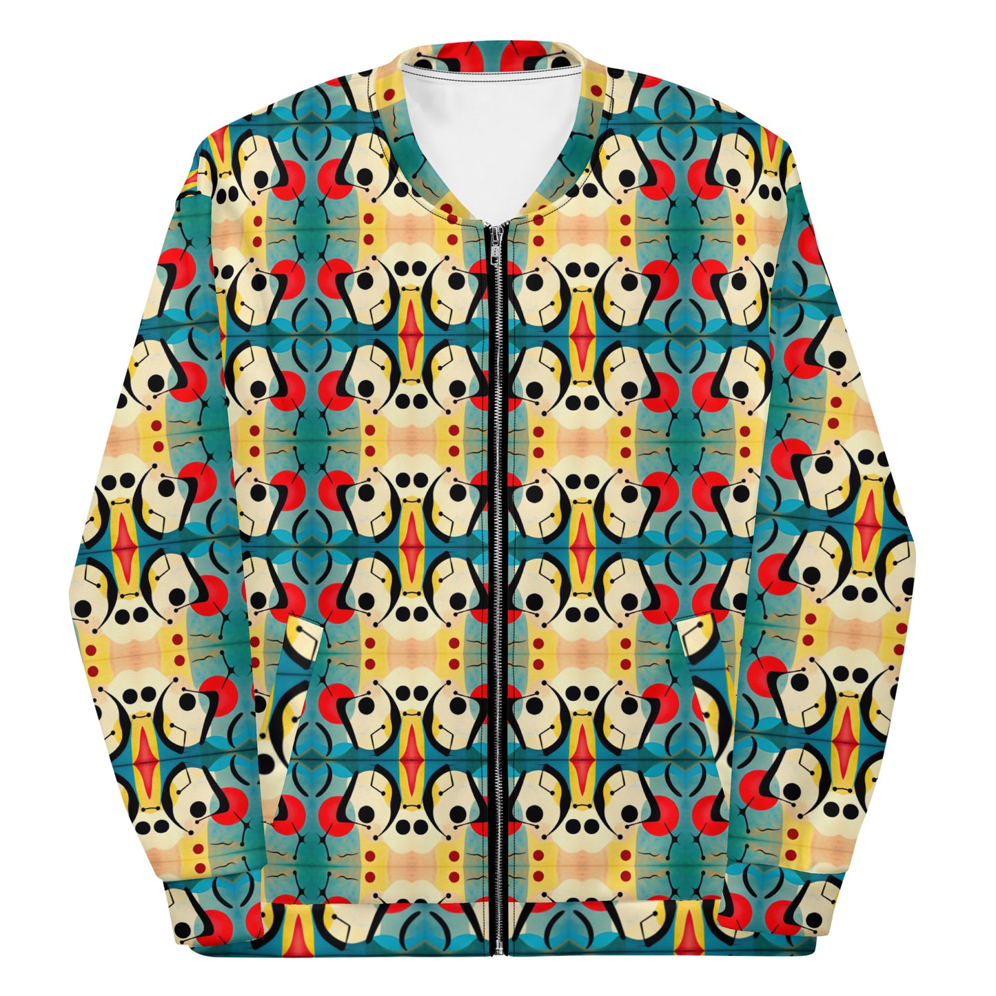 DMV 0044 Vintage Artsy Unisex Bomber Jacket