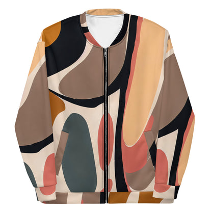 DMV 0121 Abstract Art Unisex Bomber Jacket