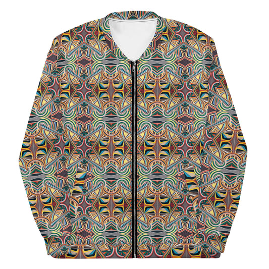 DMV 0213 Conceptual Artsy Unisex Bomber Jacket