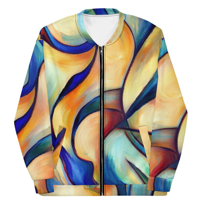 DMV 0162 Abstract Art Unisex Bomber Jacket