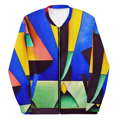 DMV 0255 Retro Art Unisex Bomber Jacket