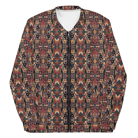 DMV 0266 Classic Boho Unisex Bomber Jacket