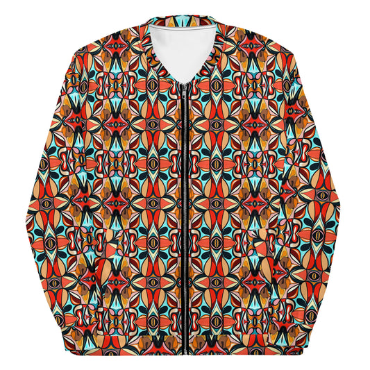 DMV 0210 Vintage Artsy Unisex Bomber Jacket