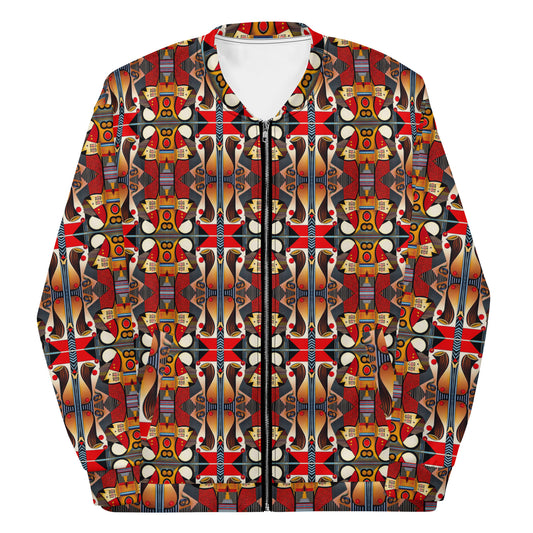 DMV 0208 Chic Boho Unisex Bomber Jacket