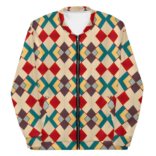 DMV 0129 Classic Boho Unisex Bomber Jacket