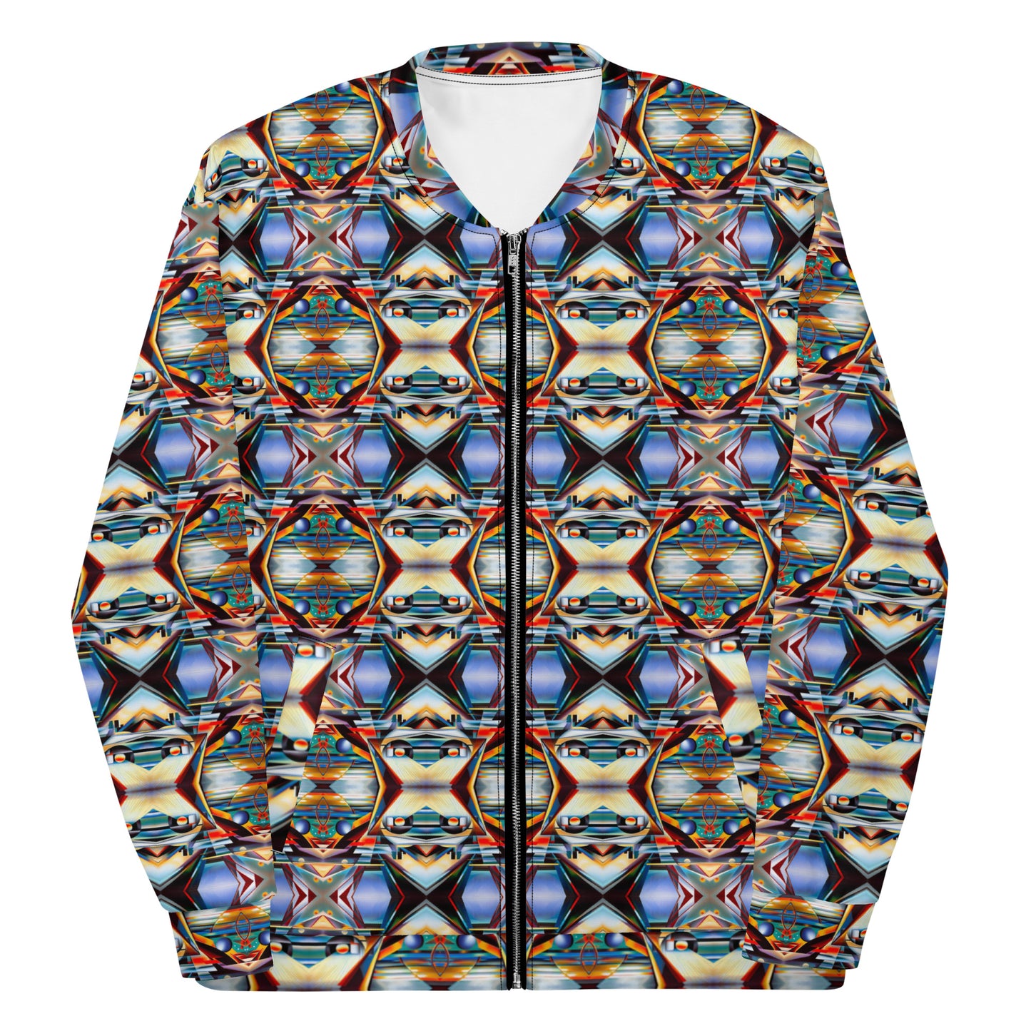 DMV 0221 Conceptual Artsy Unisex Bomber Jacket