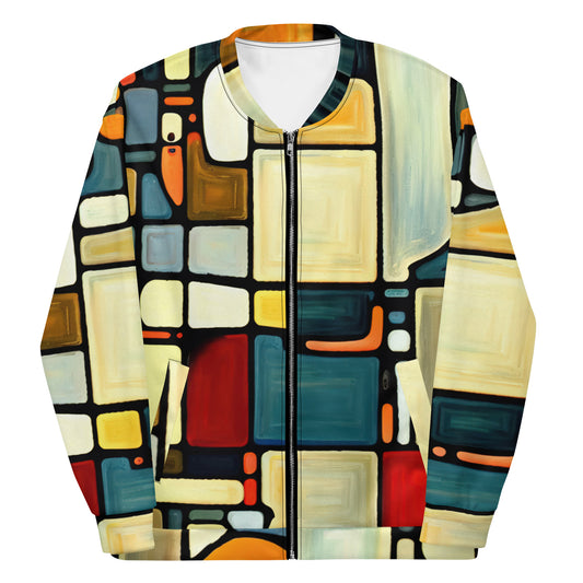 DMV 0117 Abstract Art Unisex Bomber Jacket