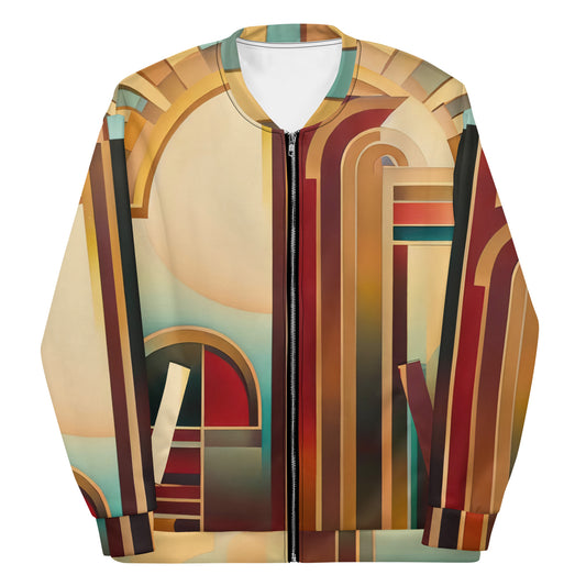 DMV 0165 Retro Art Unisex Bomber Jacket