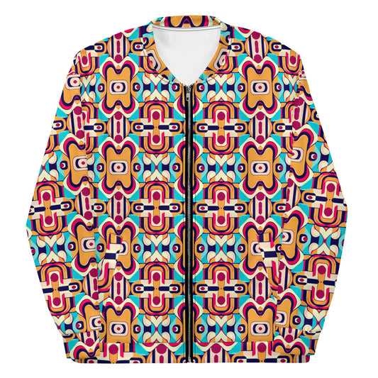 DMV 0160 Vintage Artsy Unisex Bomber Jacket