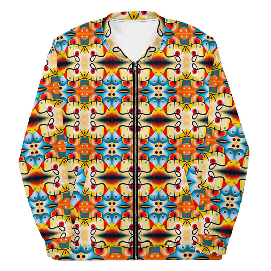 DMV 0103 Vintage Artsy Unisex Bomber Jacket