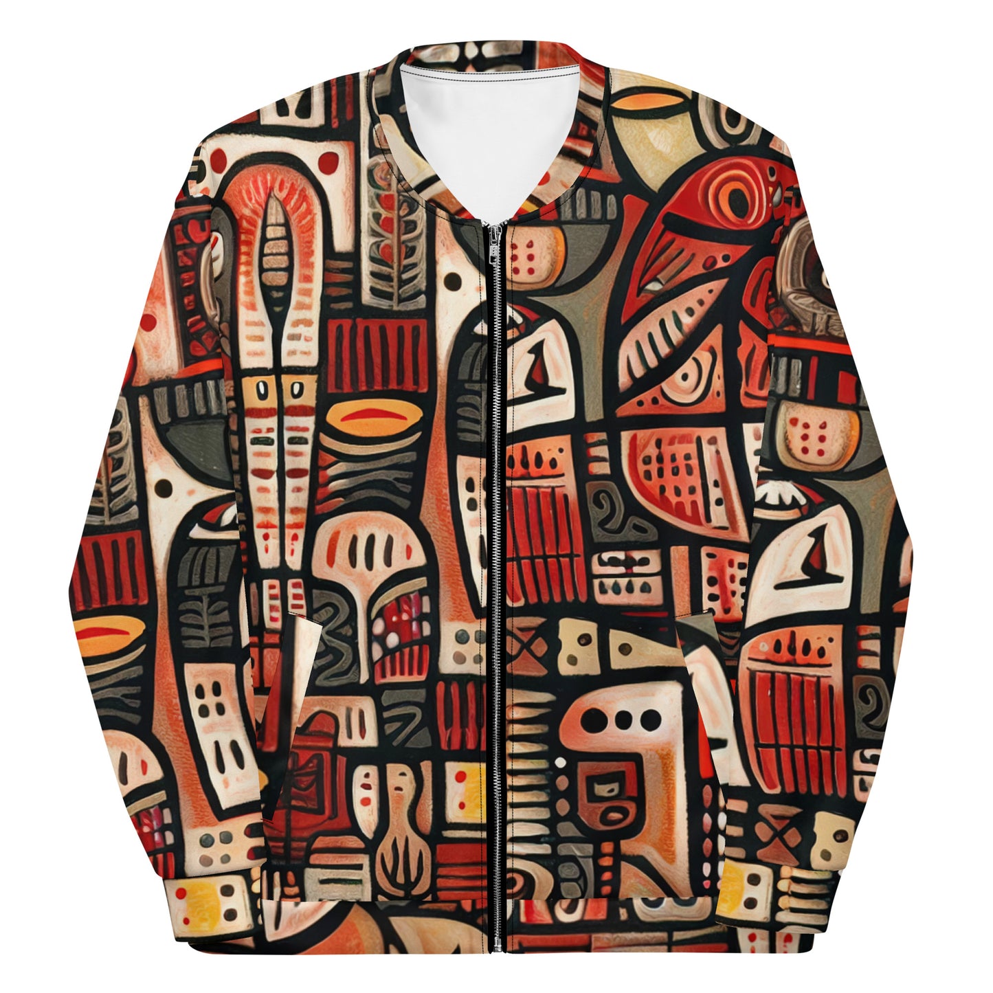 DMV 0107 Retro Art Unisex Bomber Jacket