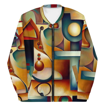 DMV 0143 Retro Art Unisex Bomber Jacket