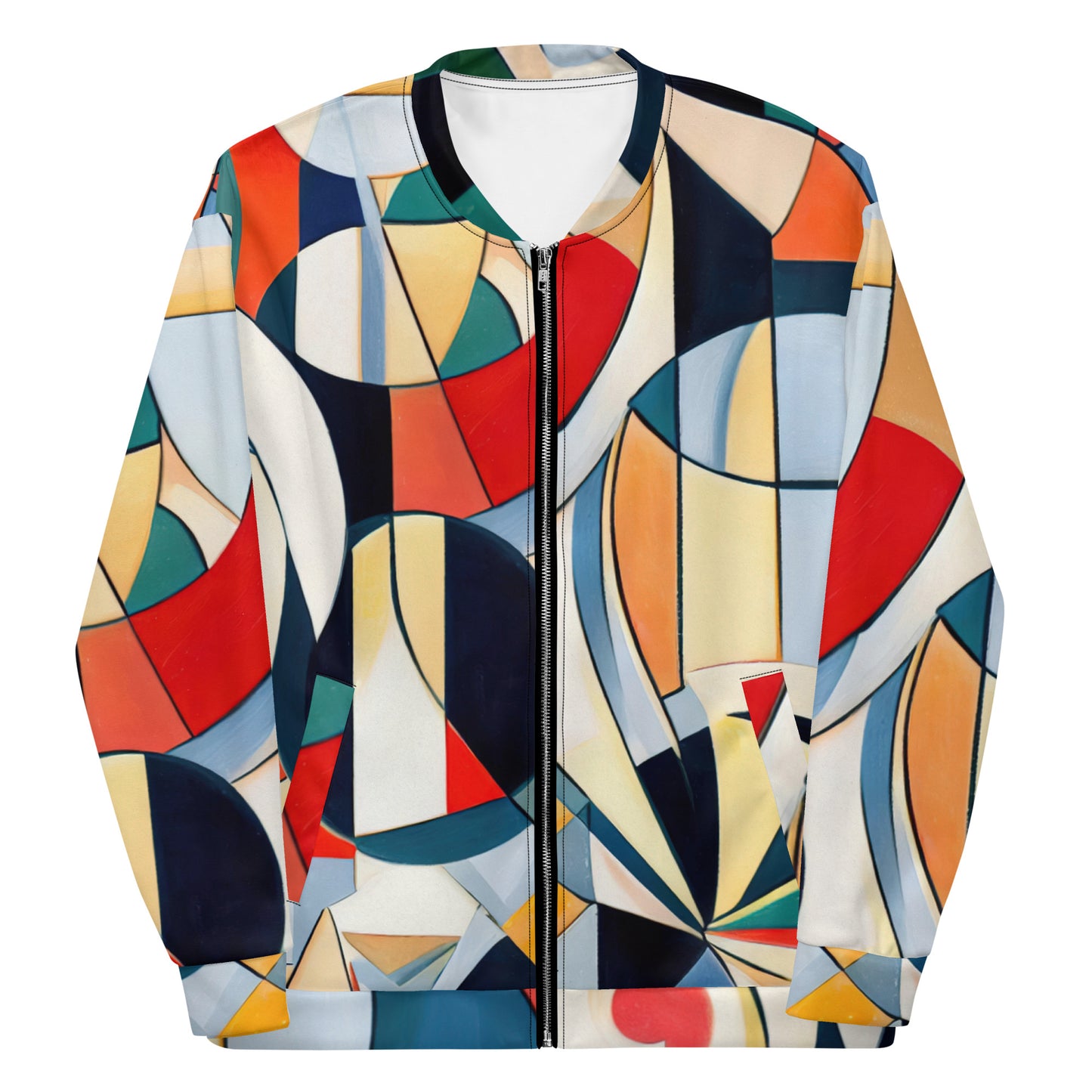 DMV 0144 Abstract Art Unisex Bomber Jacket