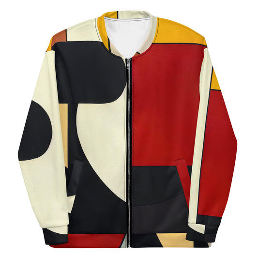 DMV 1354 Abstract Art Unisex Bomber Jacket