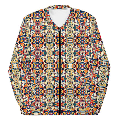 DMV 0157 Geo Boho Unisex Bomber Jacket