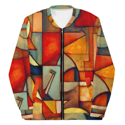 DMV 0298 Retro Art Unisex Bomber Jacket