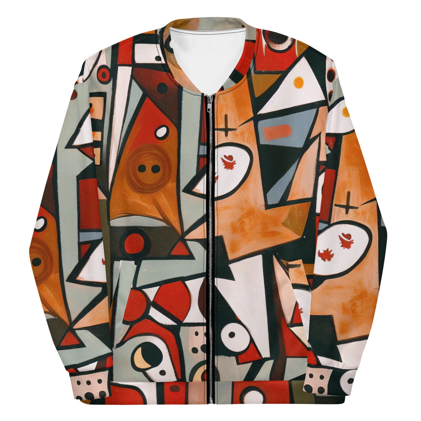 DMV 0522 Retro Art Unisex Bomber Jacket