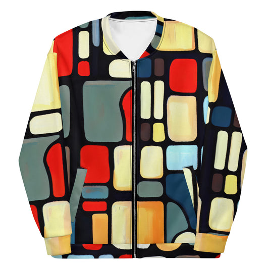 DMV 1887 Abstract Art Unisex Bomber Jacket