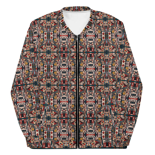 DMV 1025 Classic Boho Unisex Bomber Jacket