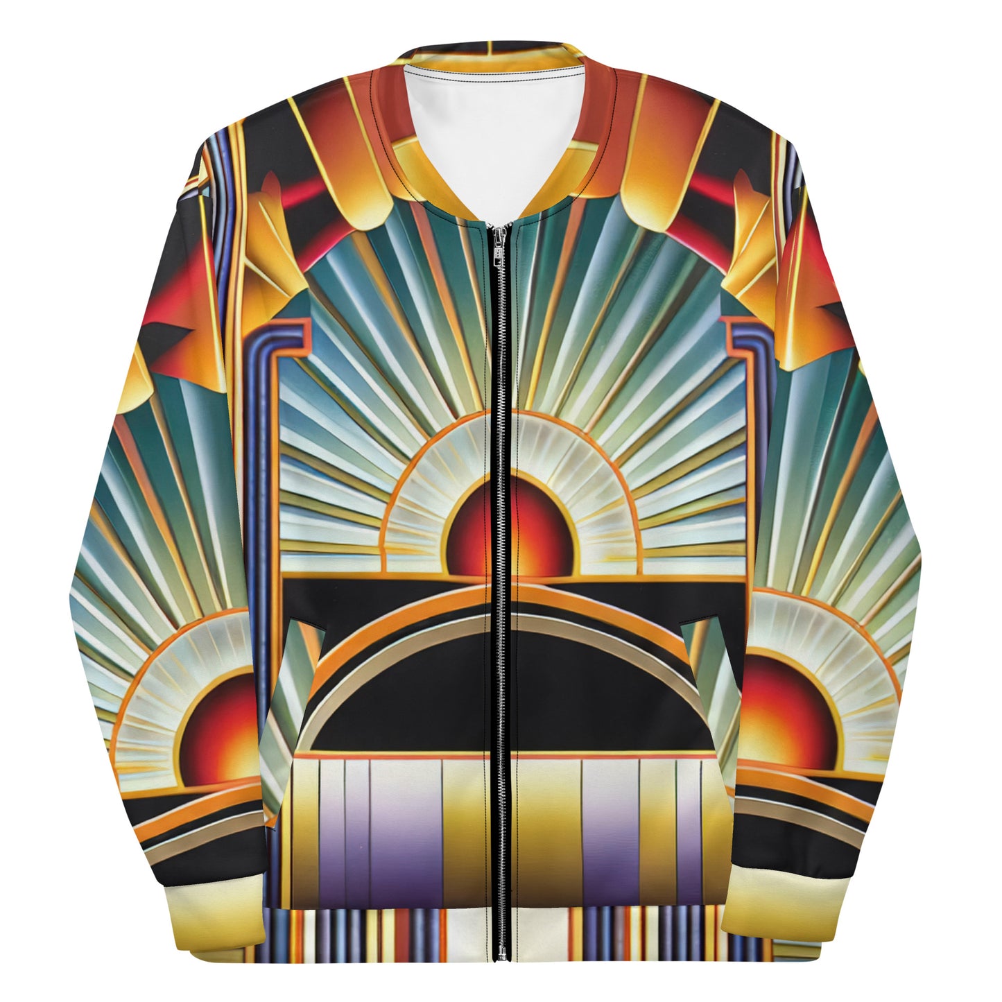 DMV 1469 Retro Art Unisex Bomber Jacket