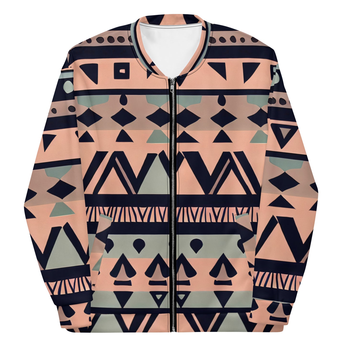 DMV 0527 Boho Unisex Bomber Jacket