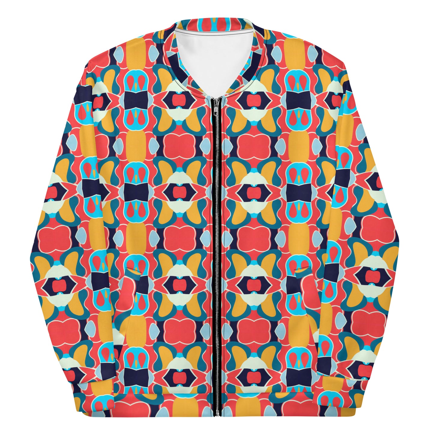 DMV 0649 Vintage Artsy Unisex Bomber Jacket