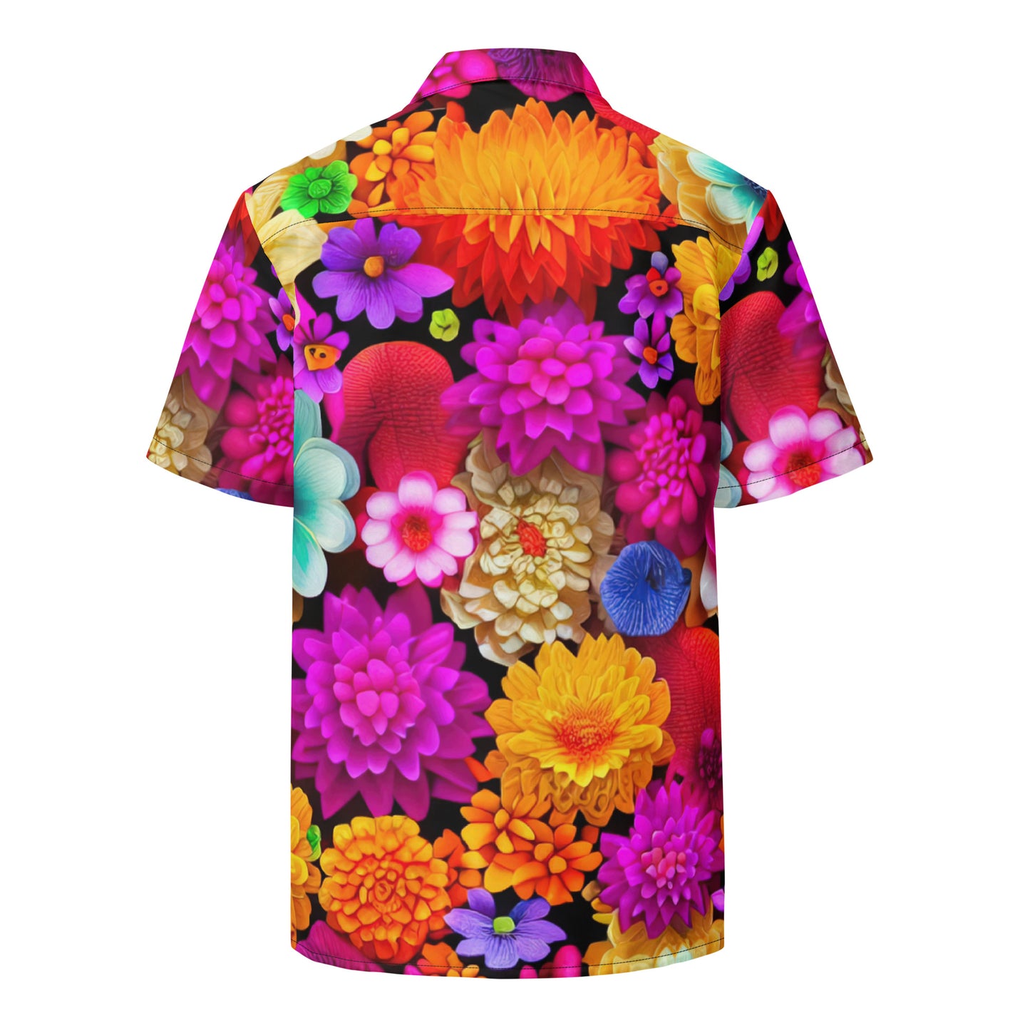 DMV 0238 Floral Unisex button shirt