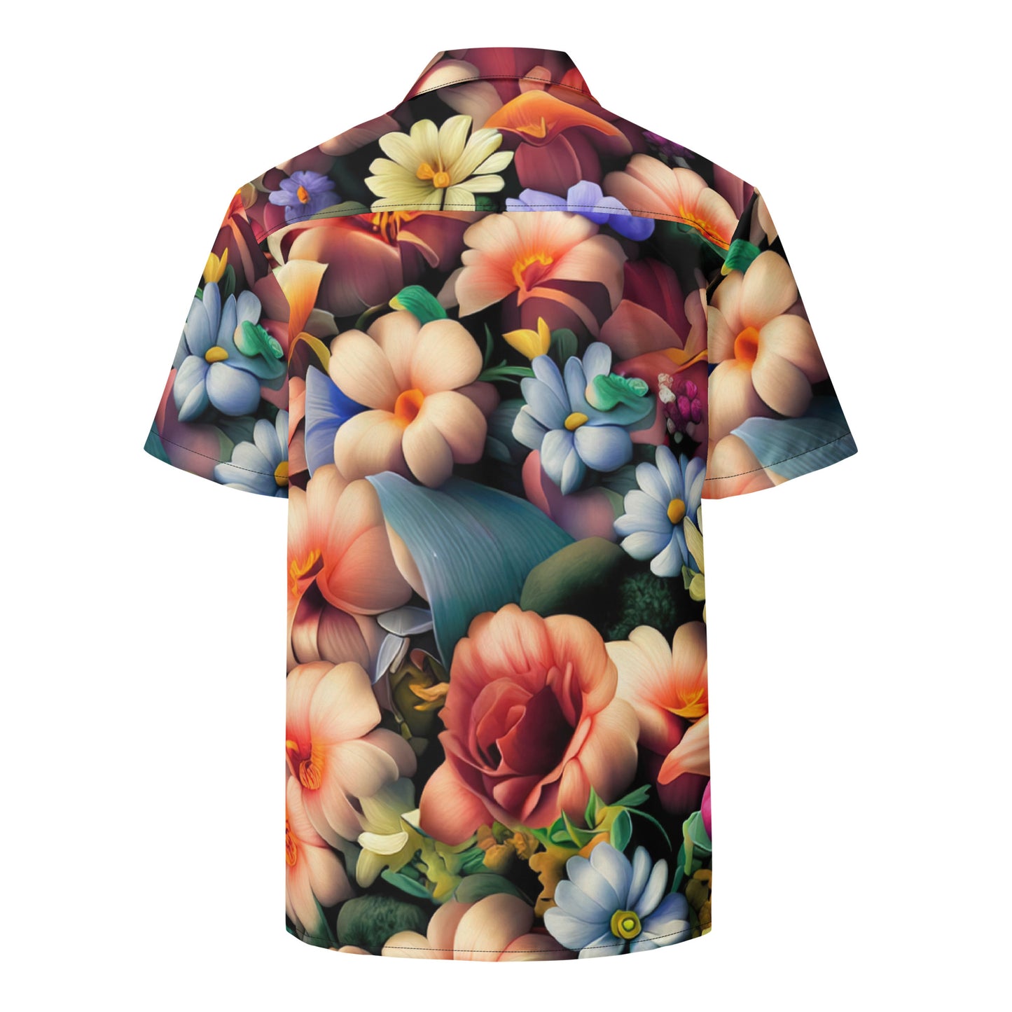 DMV 0043 Floral Unisex button shirt