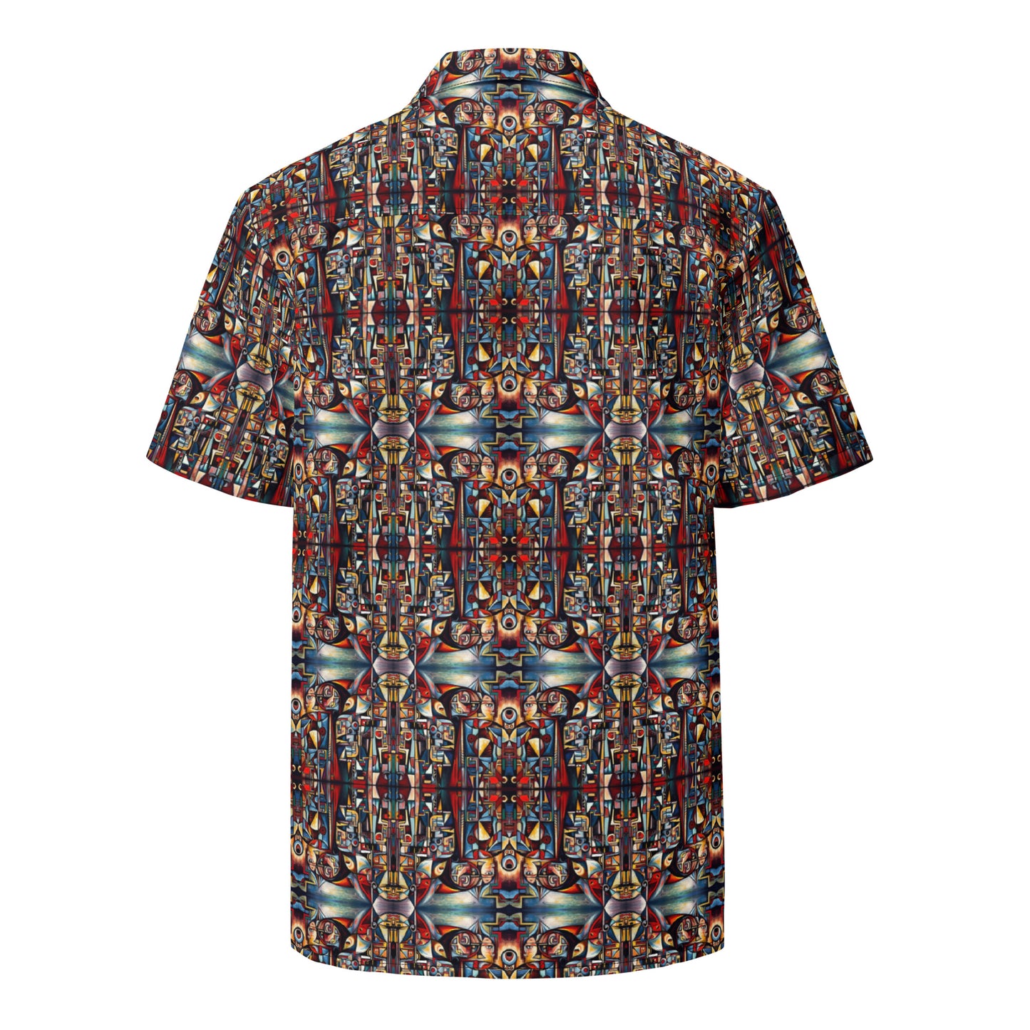 DMV 0007 Conceptual Artsy Unisex button shirt