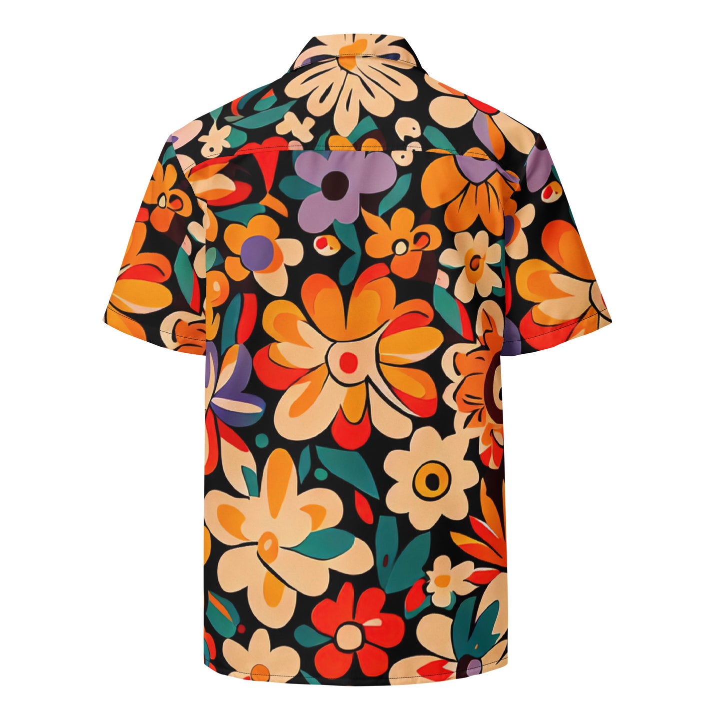 DMV 0029 Floral Unisex button shirt