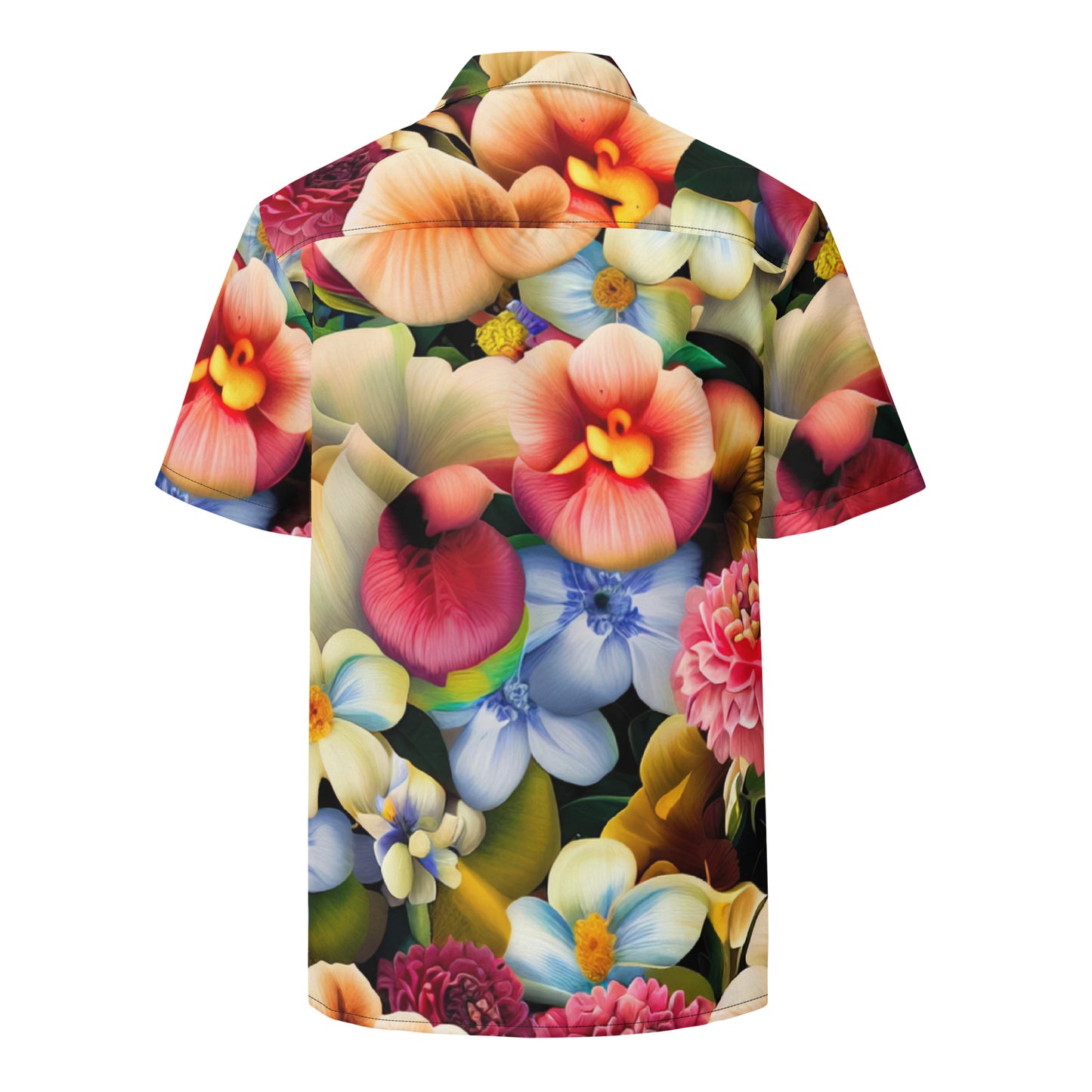 DMV 0088 Floral Unisex button shirt