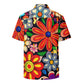 DMV 0018 Floral Unisex button shirt