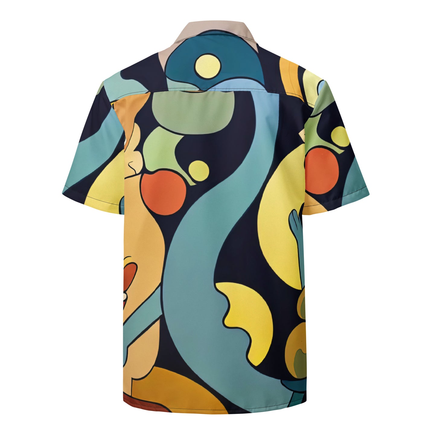 DMV 0242 Retro Art Unisex button shirt