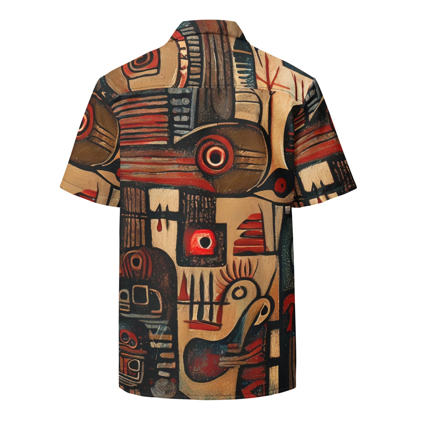 DMV 0256 Retro Art Unisex button shirt