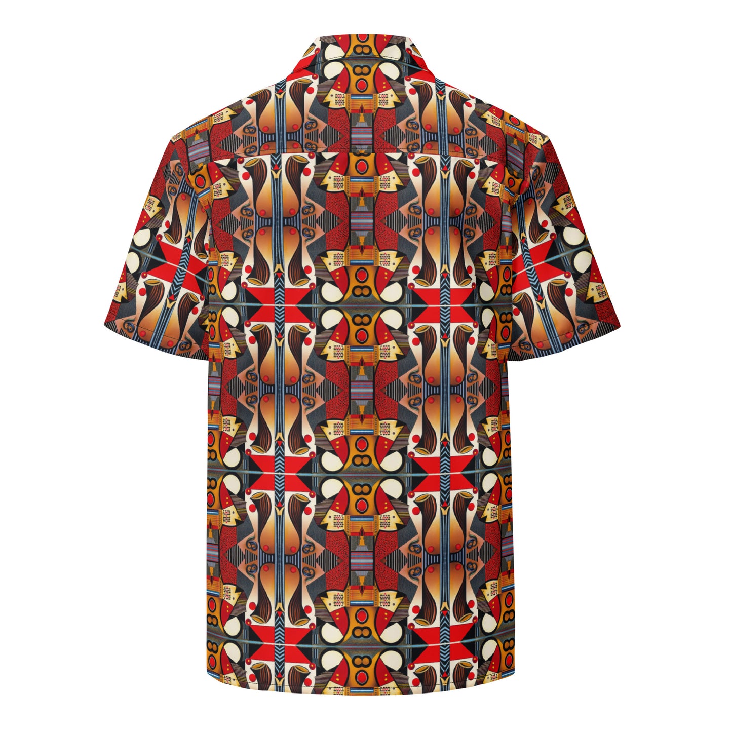 DMV 0208 Chic Boho Unisex button shirt