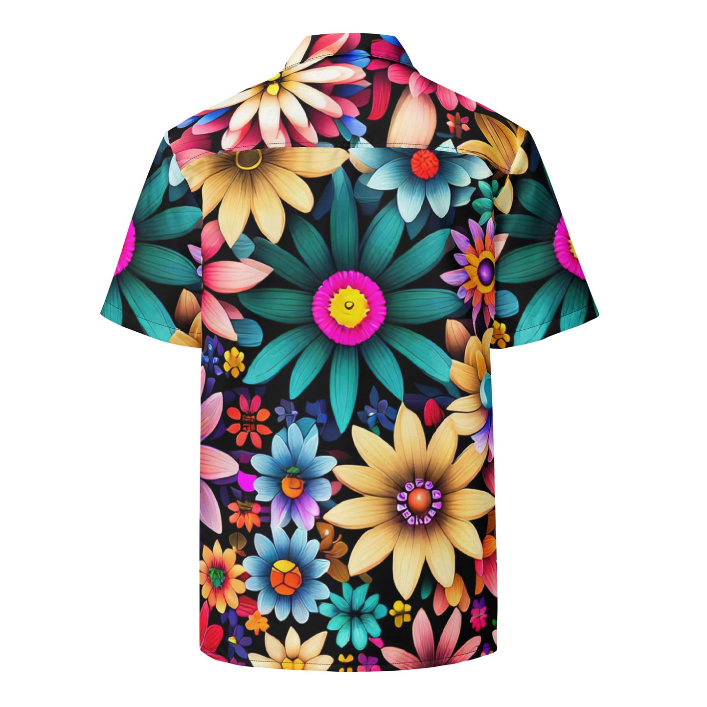 DMV 0265 Floral Unisex button shirt