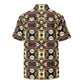 DMV 0247 Geo Boho Unisex button shirt