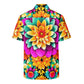 DMV 0250 Floral Unisex button shirt