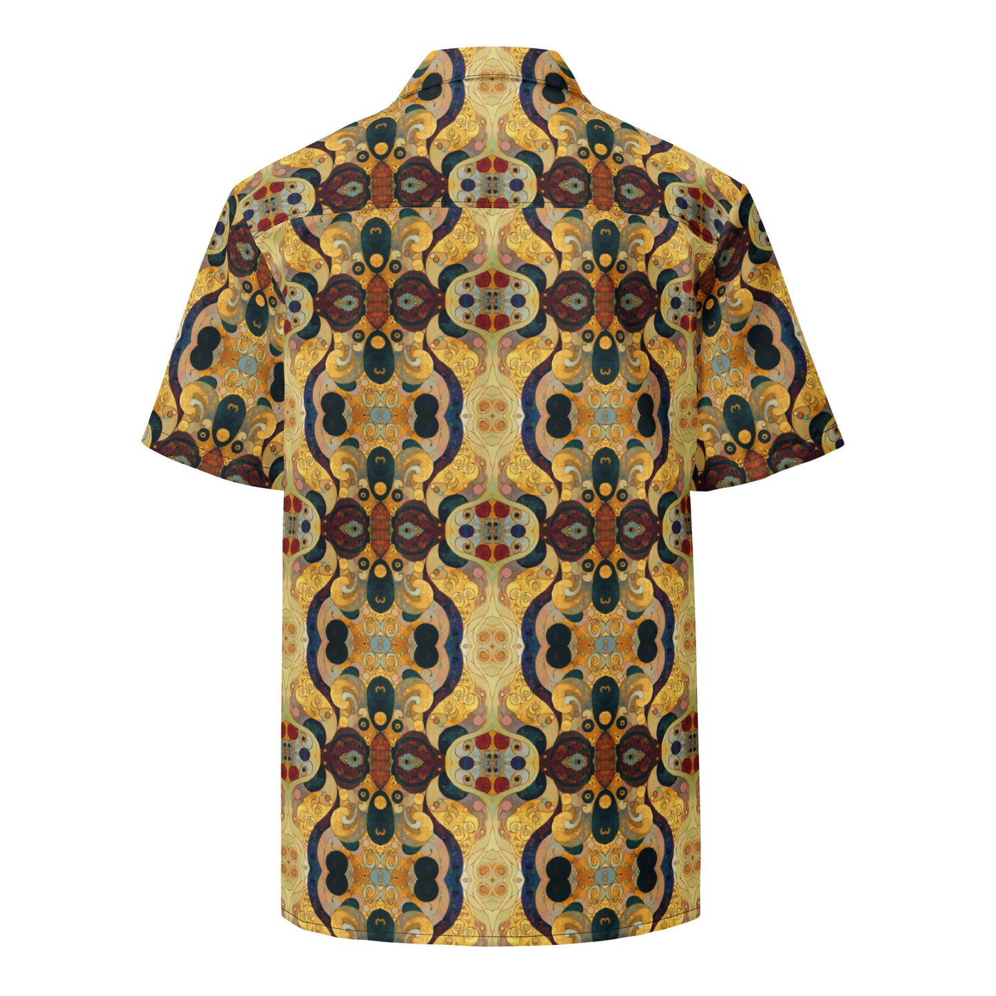 DMV 0407 Chic Boho Unisex button shirt