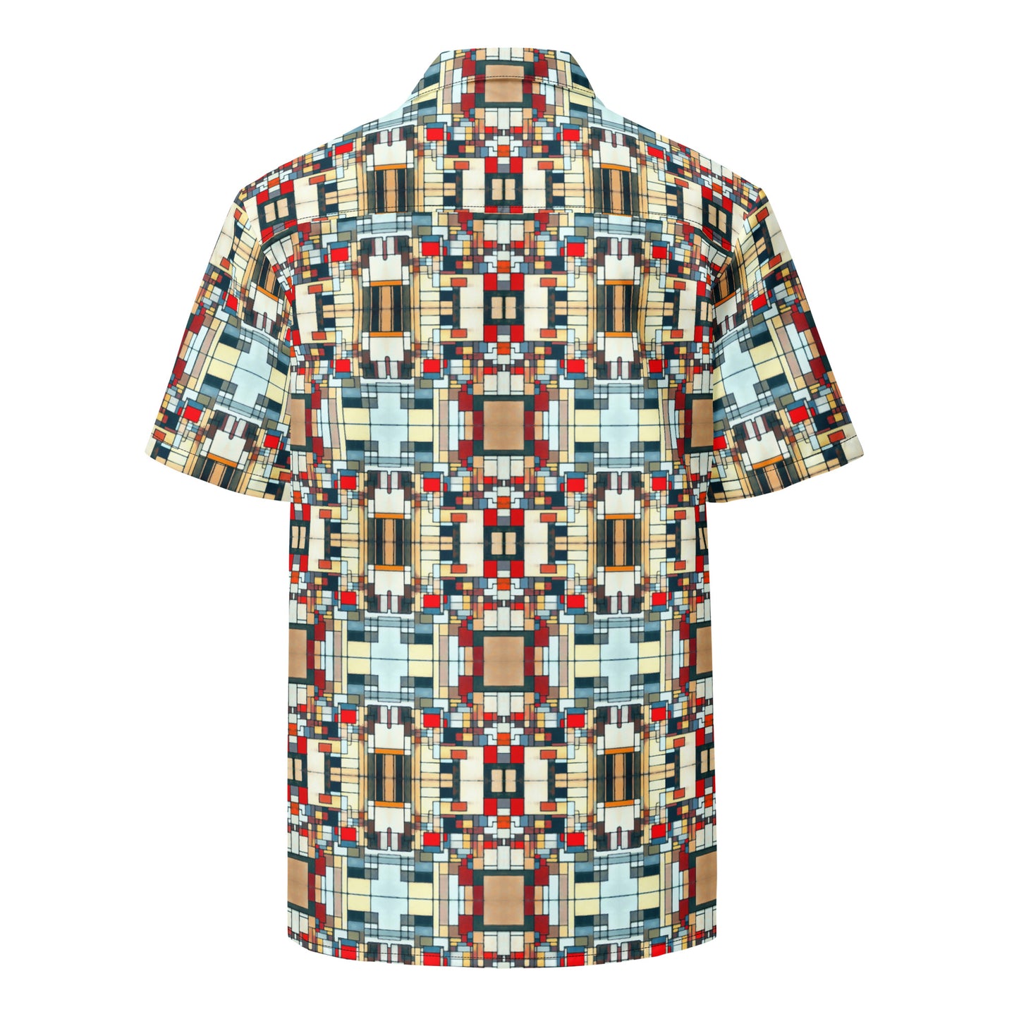 DMV 0184 Geo Boho Unisex button shirt