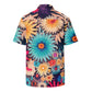 DMV 0404 Floral Unisex button shirt