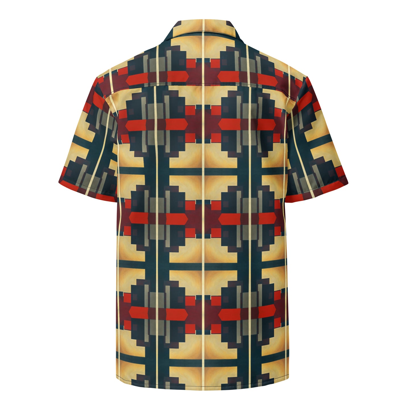 DMV 0186 Geo Boho Unisex button shirt