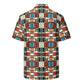 DMV 0410 Geo Boho Unisex button shirt