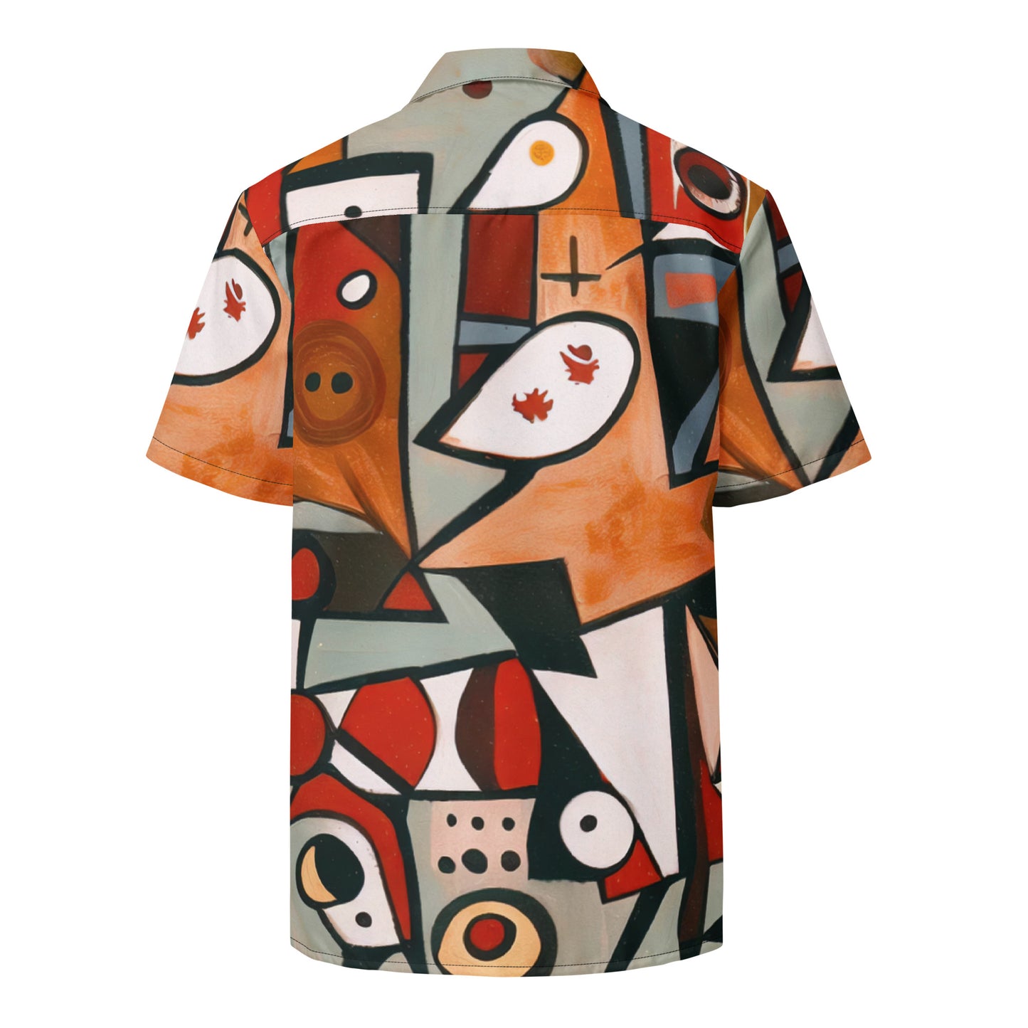 DMV 0522 Retro Art Unisex button shirt