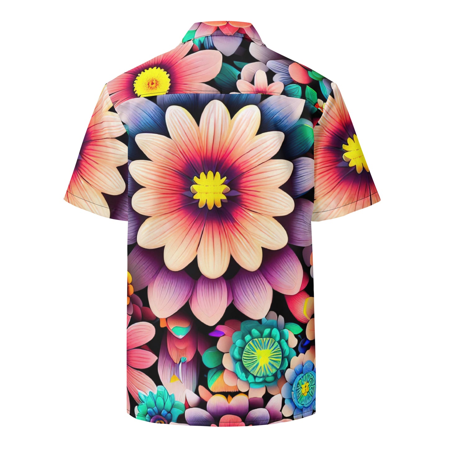 DMV 0515 Floral Unisex button shirt