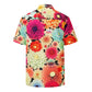 DMV 0424 Floral Unisex button shirt