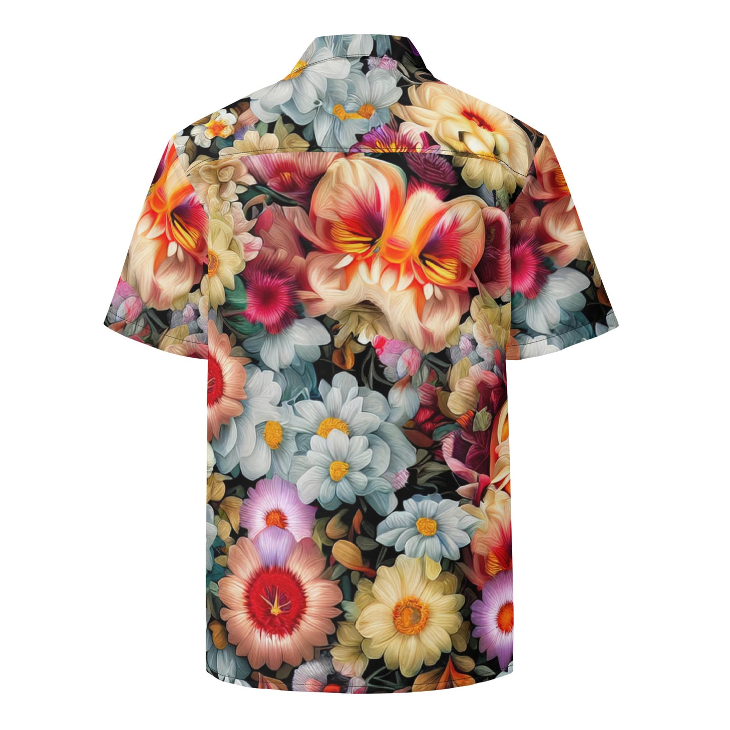 DMV 0874 Floral Unisex button shirt